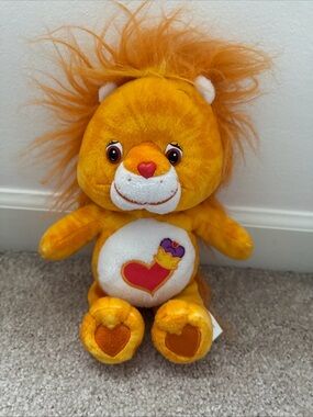 Care Bears Orange Lion with Heart Belly Patch